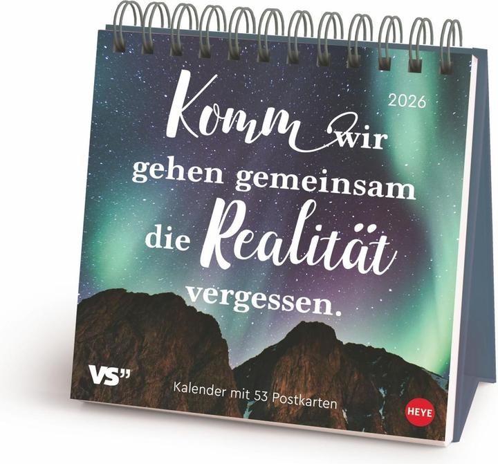 Produktbild Visual Statements Premium-Postkartenkalender 2026 (Harter Einband, Deutsch)