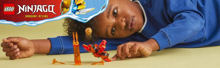 Actual product image LEGO 71777 Kai's Dragon Power Spinjitzu Flip (71777, LEGO Ninjago)