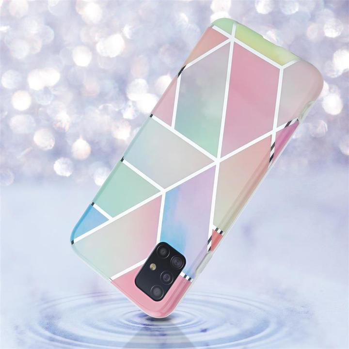 Actual product image Cadorabo IMD TPU Colorful Marble Cover (Samsung Galaxy M40s)