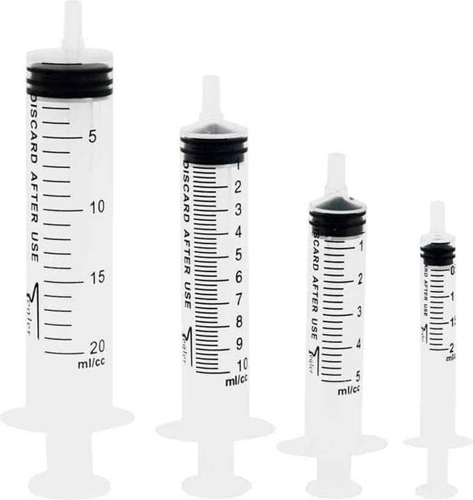Henry Schein Einmalspritzen, 3-teilig, Luer 2 ml