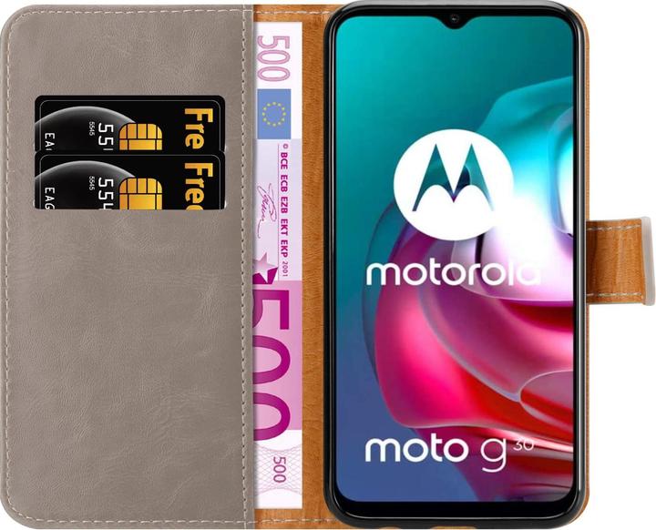Produktbild Cadorabo Luxury Book Hülle (Motorola Moto G10, Motorola Moto G30)