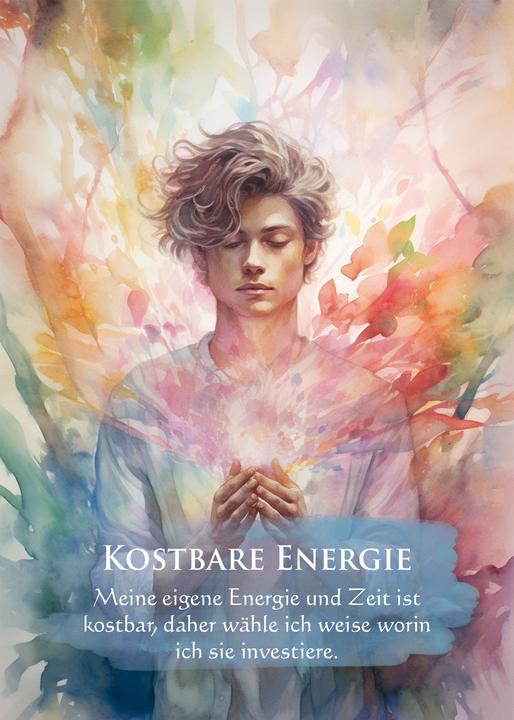 Actual product image Mein Selbstliebe-Orakel - Ich achte in Liebe auf mich selbst (German, Gaby Shayana Hoffmann, 2024)