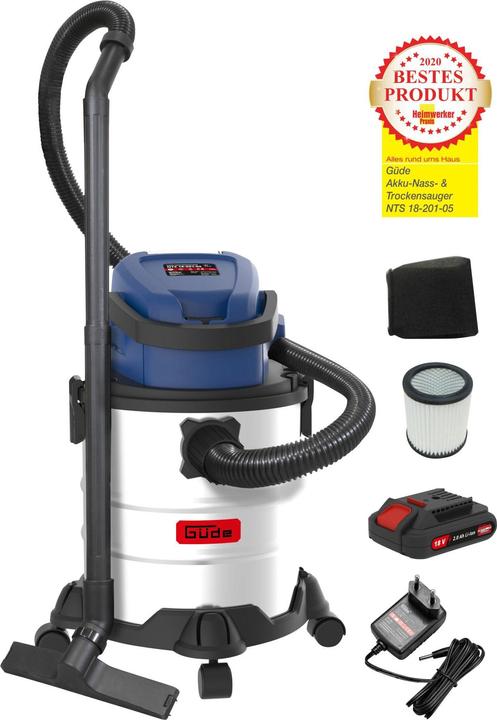 Produktbild Güde Akku Nass-Trockensauger NTS 18-201-05 (58582) (Nass-Trockensauger)