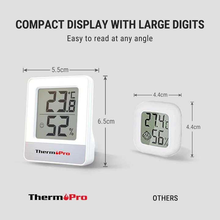 Image du produit ThermoPro Digitales Thermo-Hygrometer TP49W-6