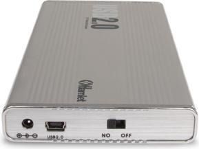 Image du produit Hamlet USB 2.0 Boîtier de disque dur externe pour disques durs IDE/Sata 2,5 (2.5")