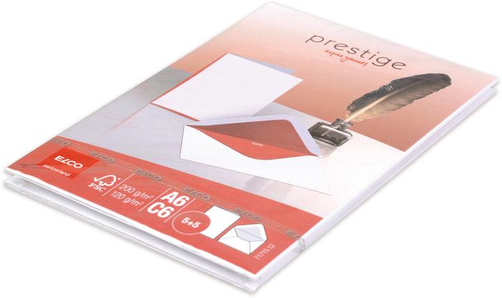 Image du produit Elco Cartes doubles avec enveloppes Prestige (C6, A6, 5 x)