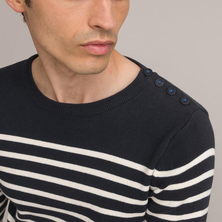 Actual product image La Redoute Collections Organic cotton sailor jumper (L)