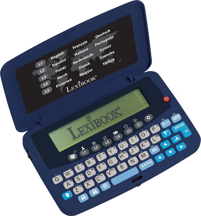 Actual product image Lexibook Electronic Pocket Translator (NTL1570) (Spanish, Italian, Portuguese, English, German)