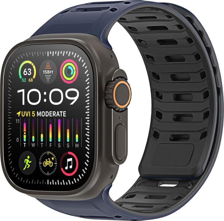 Actual product image Dux Ducis CS Armband (49 mm, 45 mm, 46 mm, 44 mm, 42 mm, Silicone, Apple Watch Series 5, Apple Watch Series 4, Apple Watch Series 3, Apple Watch Ultra 2, Apple Watch Series 8, Apple Watch Series 6, Apple Watch SE (2022/2023), Apple Watch Series 7, Apple Watch Series 9, Apple Watch Ultra, Apple Watch Series 10)