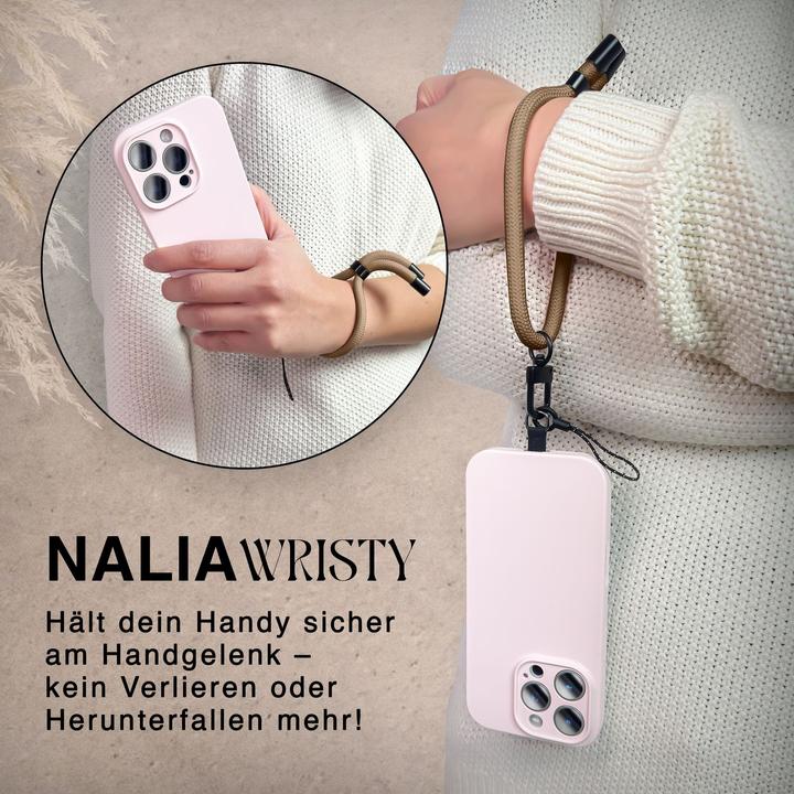 Produktbild Nalia Wristy Lanyard Handykette – Universal Trageband für Smartphones – Verstellbar, Soft & Elastisch