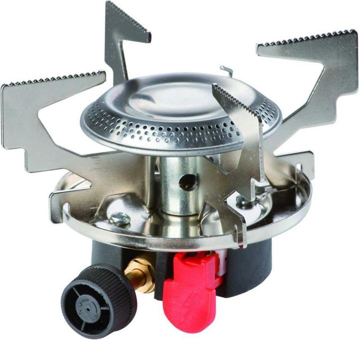 Actual product image Meva Gas camping stove with gas cartridges (thread or valve) ATOS piezo igniter 1.8kW