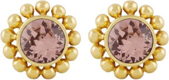 Immagine prodotto Steinkult Orecchini "Amy (Ottone, Placcato oro 18ct, Pietra di cristallo, Argento 925, placcato argento)