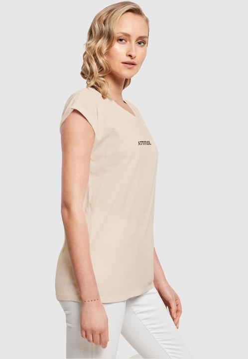 Produktbild Merchcode Ladies Attitude Extended Shoulder Tee - 113641 (XL)