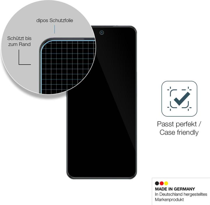 Produktbild Dipos Anti-Shock Displayschutz 9H (1 Stück, Oppo A98)