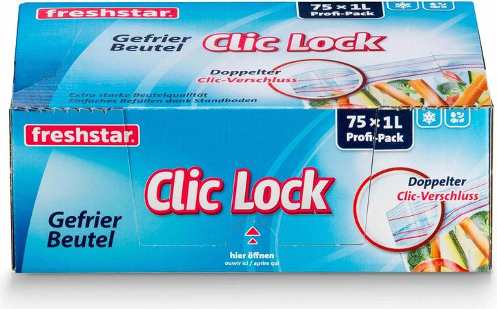 Freshstar Gefrierbeutel 1 Liter, 75 Stück (75 x)