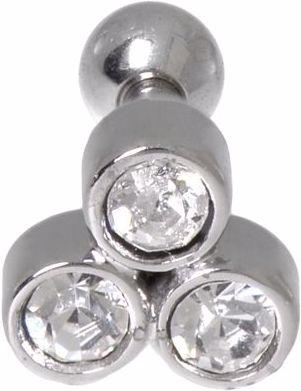 Produktbild Bijouteria Ohrpiercing (Zirkonia, Chirurgenstahl 316L)