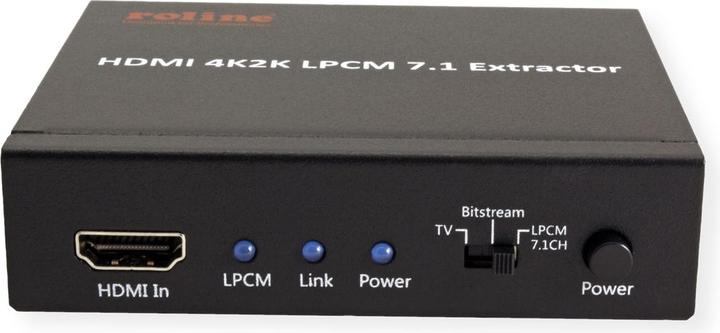Image du produit Roline Extracteur audio HDMI 4K2K LPCM 7.1