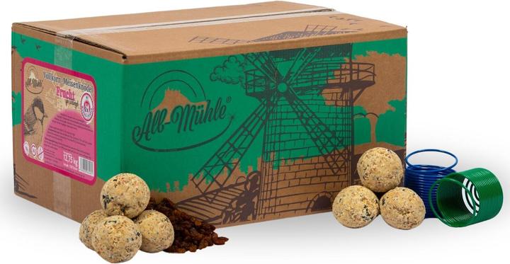 Produktbild Lyra Pet Meisenknödel aus der ALB-MÜHLE ohne Netz Vollkorn & Früchte + 2 Spender (150 x)