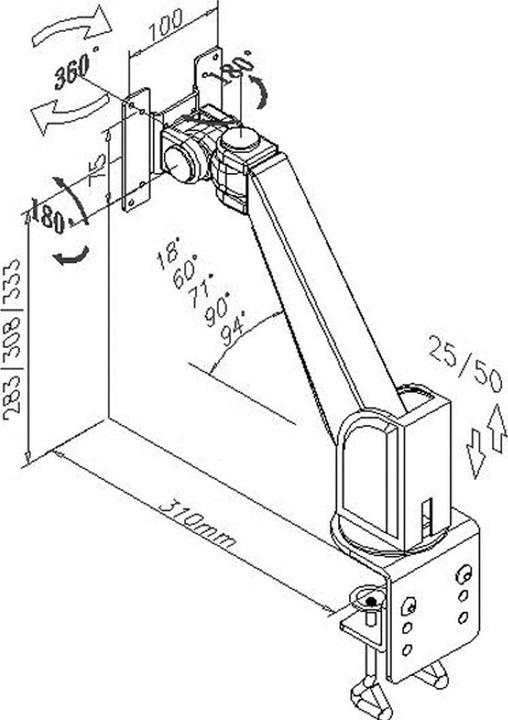 Immagine prodotto Value Braccio LCD standard (Muro)