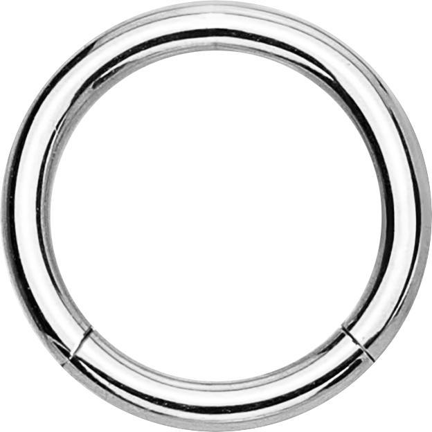 Star Piercing Segmentring klappbar silber (ohne Messing, Chirurgenstahl 316L)