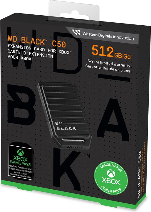 Productafbeelding WD Black C50 Expansion Card for Xbox (512 GB)