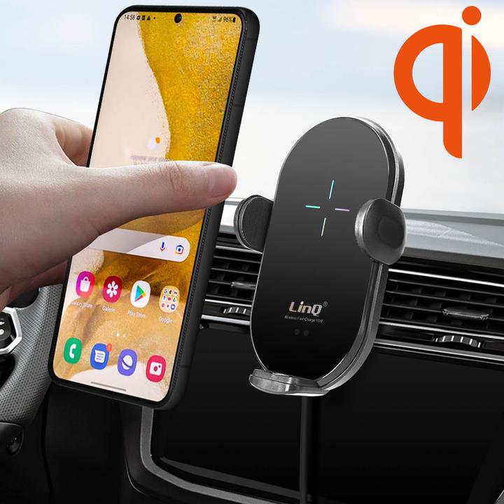 Actual product image LinQ 15W QI charger, 3x magnetic connectors