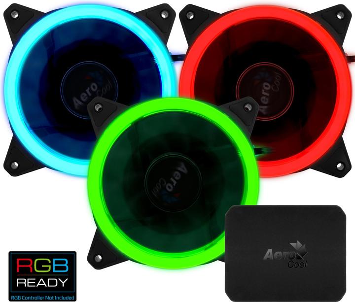 AeroCool Lüfter Rev RGB Pro (120 mm, 3 x)
