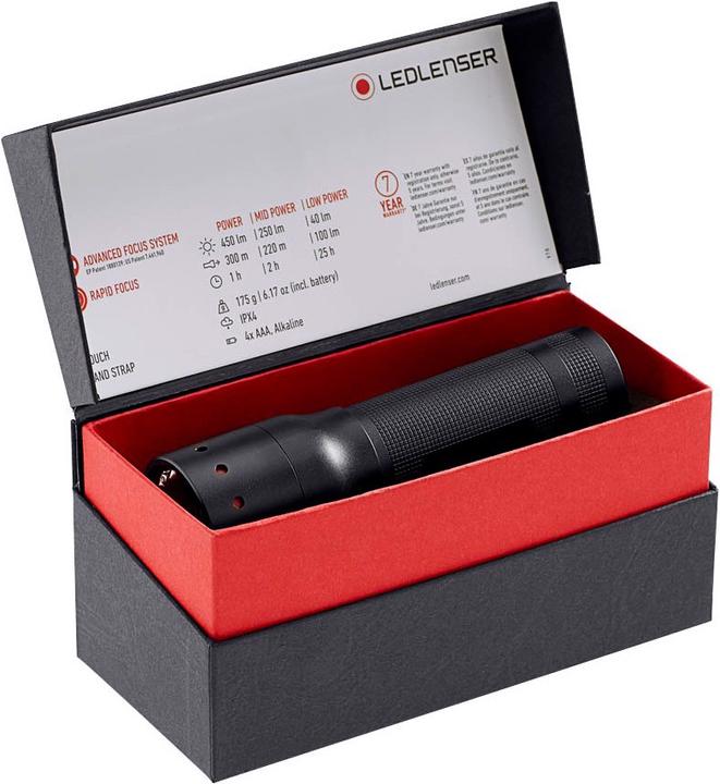 Produktbild Ledlenser P7 (13 cm, 450 lm)