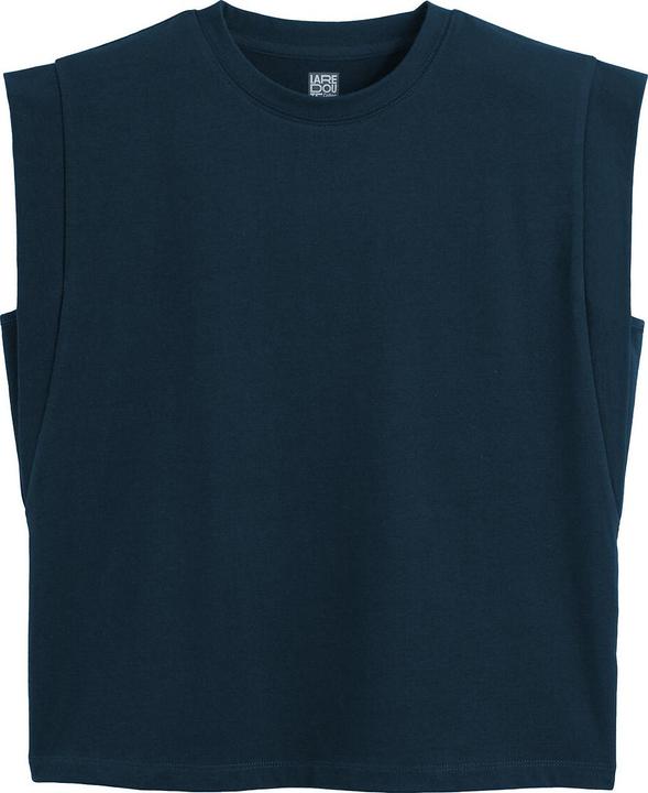 Actual product image La Redoute Collections Sleeveless top with a round neckline (S)
