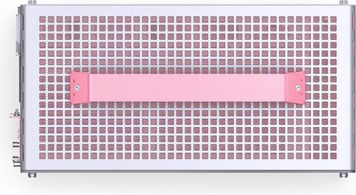 Actual product image Jonsplus MATX Handle Case Z20 - White-Pink (Mini-ITX, mATX)