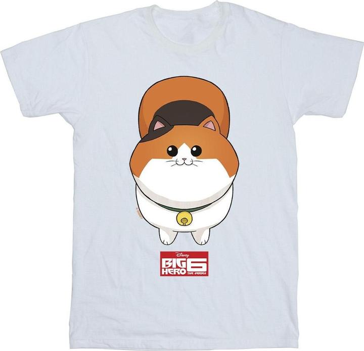 Actual product image Disney Mens Big Hero 6 Baymax Kitten Face T-Shirt (XXL)