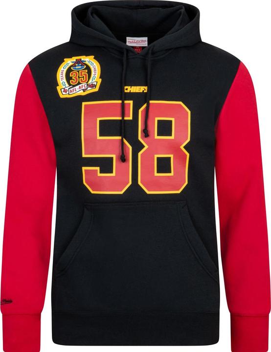 Produktbild Mitchell & Ness M&N Fleece NFL Hoody Kansas City Chiefs Derrick Thomas - L (L)