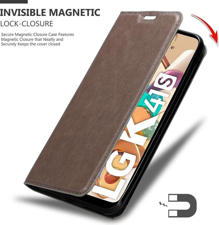 Productafbeelding Cadorabo Boek Onzichtbare Magneethoes (LG K41s)