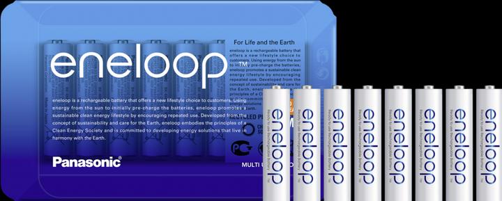 Produktbild Panasonic eneloop Sliding Pack (8 Stk., AAA, 750 mAh)