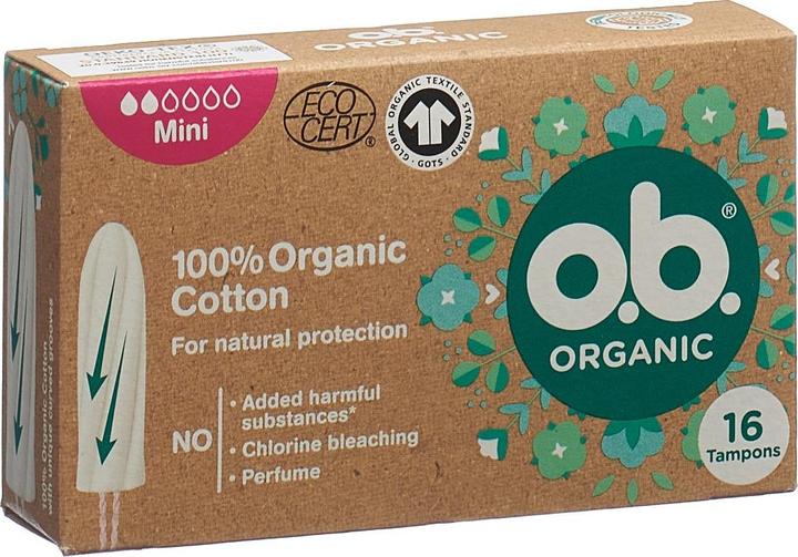 Actual product image o.b. Organic Mini Box (16 pcs) (16 x, Mini)