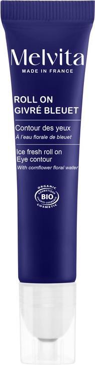 Immagine prodotto Melvita Roll-on rinfrescante per il contorno occhi con acqua di fiori di fiordaliso (Roll-on, 10 ml)