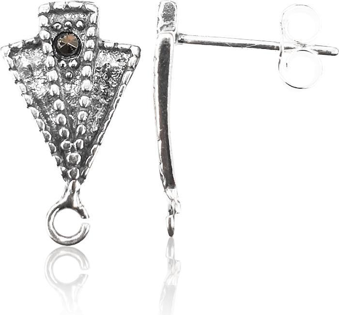 Produktbild Leyda Ohrstecker Brisur Markasit (Silber 925, Edelstein)