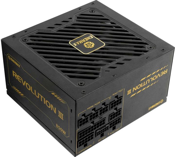Enermax Power Supply 850W Revolution3 80+ Gold Black FULLMOD (850 W)