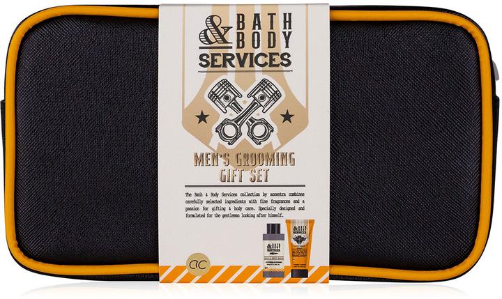 Actual product image Accentra Bath set BATH & BODY SERVICES in toilet bag, incl. 100ml Hair & Body Wash, 60ml After Shave Balm (Body care set)