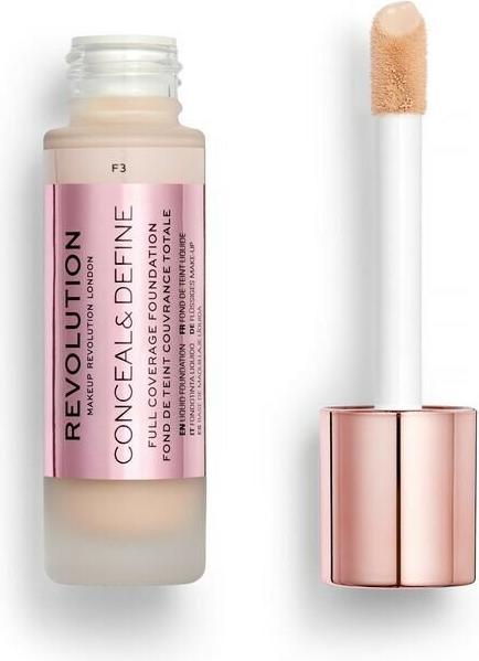 Produktbild Makeup Revolution Conceal and Define Foundation F3 23ml (F3)