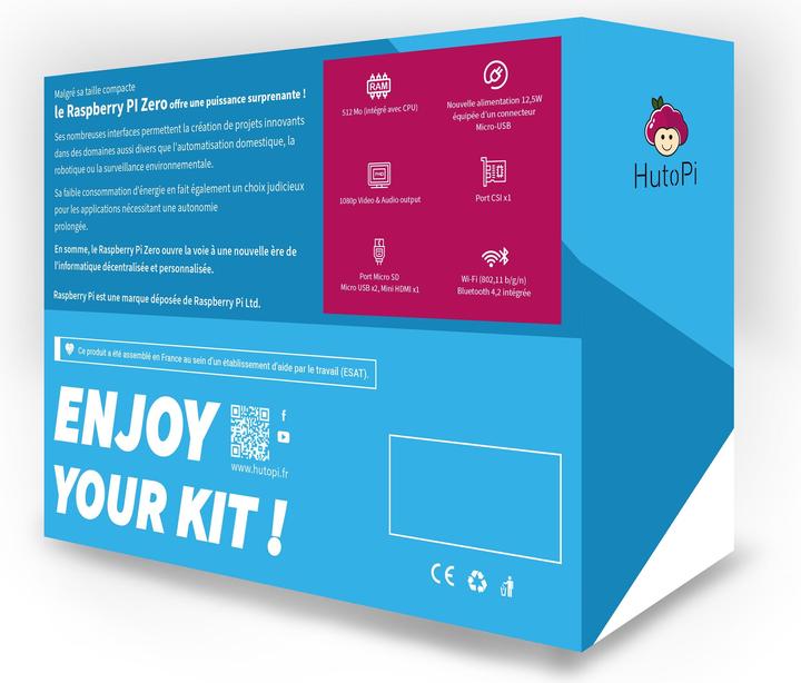 Actual product image HutoPi Raspberry Pi Zero 2WH - Budget Kit