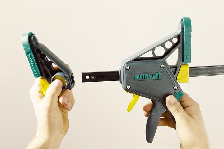 Actual product image wolfcraft Einhandzwinge EHZ „PRO“ 100/700 mm (700 mm)