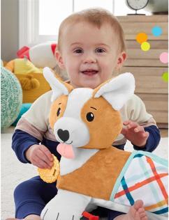 Produktbild Fisher-Price 3-in-1 Hündchen Spielkissen für Bauchlage mit 3 Spielzeugen (Multilingual)