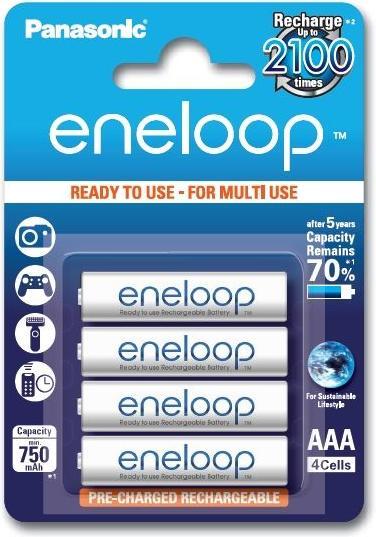 Immagine prodotto Panasonic eneloop (4 pz., AAA, 750 mAh)
