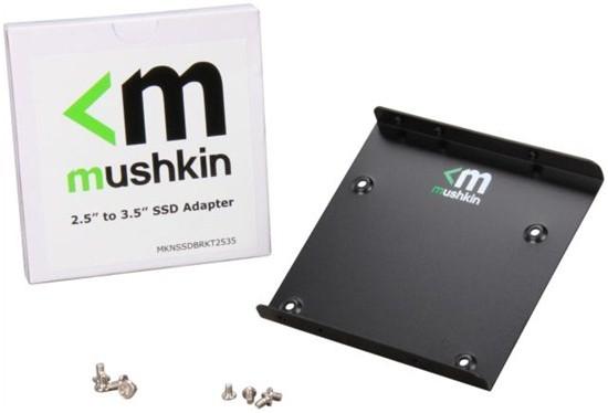 Actual product image Mushkin SSD 2.5" to 3.5" mounting frame