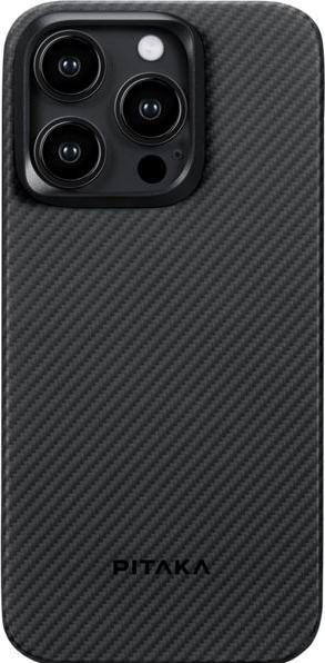 Produktbild Pitaka MagEZ Case 4 600D for iPhone 15 Pro Black/Grey Twill (Apple iPhone 15 Pro)
