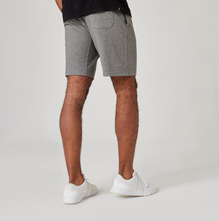 Image du produit Domyos Shorts Herren Baumwolle - grau (L)