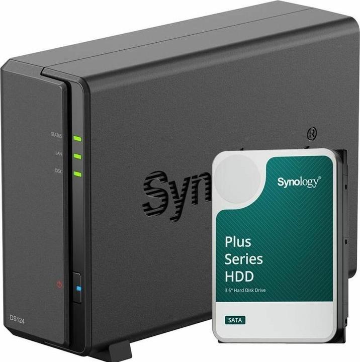 Produktbild Synology DS124 (1 x 4 TB, Synology HAT 33xx)