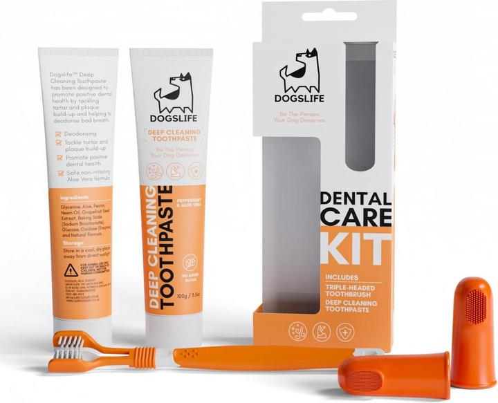 DogsLife Zahnreinigung Dental Kit (Hund, 538.13 ml)