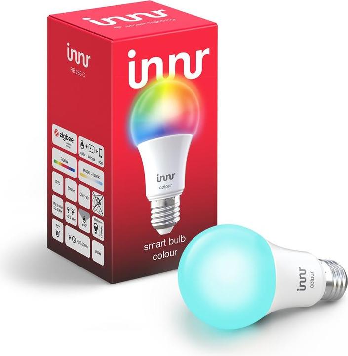Actual product image Innr Smart Bulb Colour (E27, 60 W, 806 lm, 1 x, F)